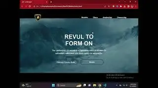 Video Background Web page development using HTML and CSS