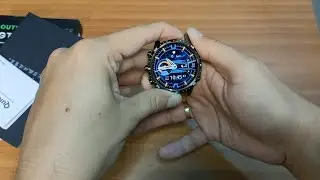 GT45 smartwatch a weather station in your wrist (quick menu view)
