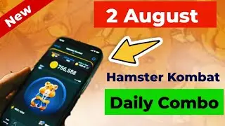Hamster Kombat daily combo today 2 August.#hamsterkombat #hamsterkombatdailycombo #dailycombo