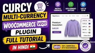 CURCY Woocommerce Multi-Currency Plugin Complete Tutorial In Hindi