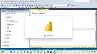 Lesson140-  Report from SQL Stored Procedure - Power BI 1000 Videos