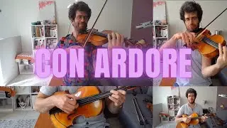 Split Screen Jazz Violin & Viola Composition