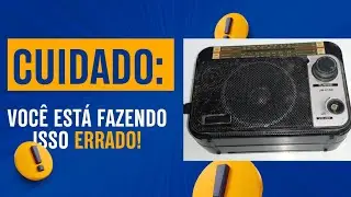 Como consertar um Radio com segurança?