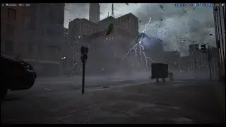 Storm VFX CitySample Unreal Engine 5