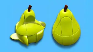 How To Solve A PEAR Puzzle! #rubikscube