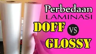 LAMINASI GLOSSY VS DOFF