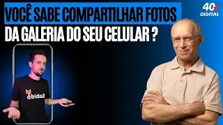 Aprenda a compartilhar suas fotos direto da galeria do seu celular.