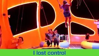 Mariner of the Seas Sky pad, laser tag, water slides. June 2018