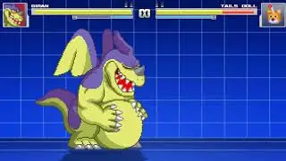 Mugen Vore: Giran vs Tails Doll