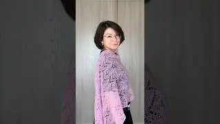 Ажурный шарф #shorts #ажурныйшарф #ажурныйпалантин