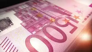 euro 500 money counting loop