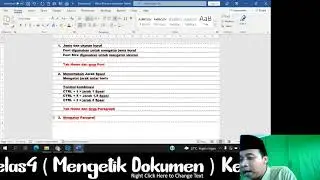 Kelas 4 ( Mengetik Dokumen )