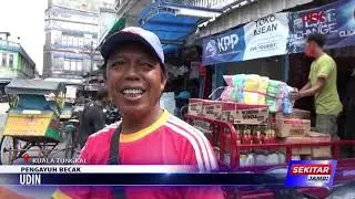 PENGAYUH BECAK DIKOTA KUALA TUNGKAL SEBUT PENDAPATAN TAK MENENTU