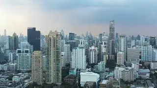 Aerial View Of A Modern Cityscape | Creative Commons Video