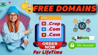 Free .Com Domain 2023 | Get a Domain Name For FREE | Free .crop domain with Web Hosting and cPanel |