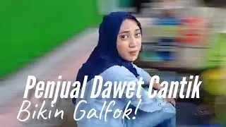 Penjual Cendol Dawet Cantik Dari Banjarnegara Bikin Galfok