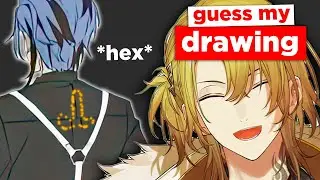 Luca doing his shenanigans with Hex IRL