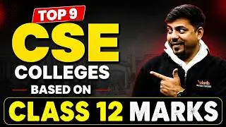 Top 9 CSE Colleges On Class 12th Marks | No Entrance Exam Direct Engineering Admission 2026 😱