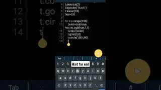 Beautiful animation design using turtle in python programming| 