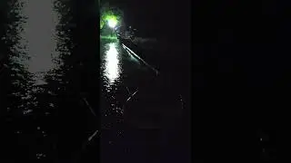 Дождь  Ночь  Лодка