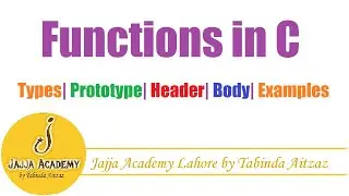 Functions in C Programming| Built In Function and User Defined Function| C Language Tutorial