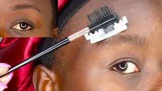 Easy brow grooming tutorial at home beginners