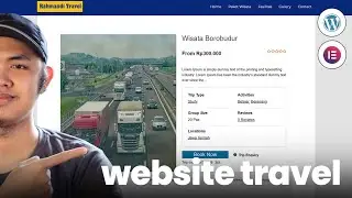 CARA MEMBUAT WEBSITE TRAVEL SENDIRI DARI NOL - FULL LENGKAP