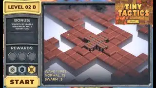 Tiny Tactics #30 Beach Level 02B - 6 Berserkers & 2 Resonators - Nightmare