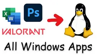 How to Run ANY Windows App on Linux in 1min.