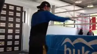 Денис Беринчик (тренировка с Fight ball)