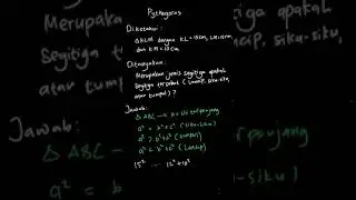 ∆KLM dengan KL = 15 cm, LM = 12 cm, dan KM... | Mandiri Matemat | Kelas 8 | 6 | Matematika