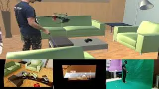VR with Mixed Reality Capture and Holographic Projection