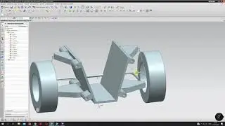Прохождение МГТУ подвеска часть 3 NX Motion и МКЭ расчёт с гибким телом