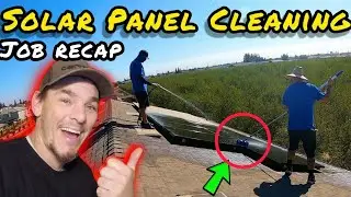 $350 in 45 Minutes Cleaning Solar Panels