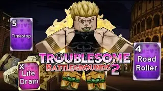 DIO DESTROYED RANKED! | Troublesome Battlegrounds 2 | 1v1 | Roblox | TB 2 | JoJo | Ranked | Vampire