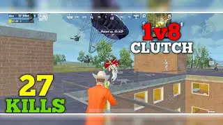 27 KILLS🔥CRAZIEST 1v8 CLUTCH | PUBG MOBILE LITE