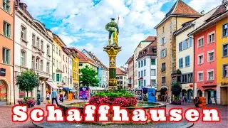 Шаффхаузен. Швейцария.  Schaffhausen. Switzerland.