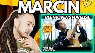 AMAZING!!!! MARCIN - Beethoven's Für Elise on One Guitar  [FIRST TIME UK REACTION]
