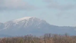 Горные ландшафты Ай - Петри, Крым зимой 2018. Снег готовится таять?