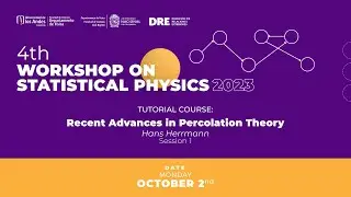 Recent Advances in Percolation Theory - Hans Herrmann | Session 01