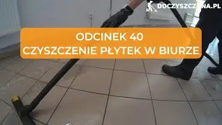 Mycie płytek gresowych w biurze. Jak doczyścić podłogę, fugi, płytki gresowe? Doczyszczona.pl