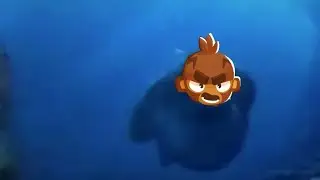 Pat Fusty going for a swim