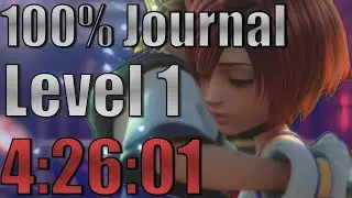 Kingdom Hearts: Final Mix [PC] - 100% Level 1 Journal Speedrun in 4:26:01 [Current WR]