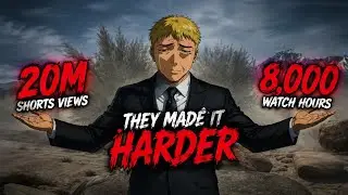 YOUTUBE CHANGED The Monetization Requirements