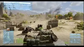 Battlefield 3 (VU) Gameplay | Fun Bots Mod | Rush on Gulf of Oman