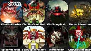 Minecraft Choo Choo Charles Mobile Mod Shin Sonic Train,Choo Choo Train,Horror Train,Spider Monster