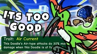 Humbiscus + Wind Shear + Air Current = WIN! | Doodle World Pvp