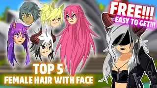 =AQW= TOP 5 FEMALE HAIR WITH FACE (NON MEM)