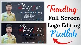 Trending logo editing pixellab || Status watermark Logo Editing Pixellab || New viral Logo Editing