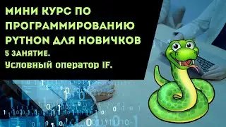 Python 5 занятие  Условный оператор IF